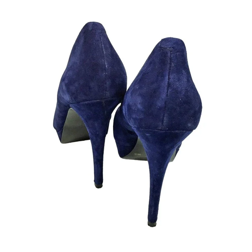 BCBGeneration‎ Scottie Suede Embellished Vamp Platform Stilettos